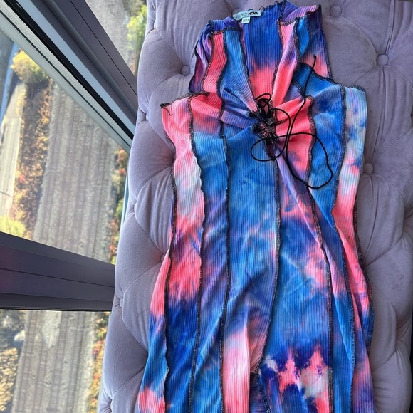 Pants - Vibrant Tie-Dye Jumpsuit